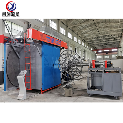 comprare Efficiente macchina per lo stampaggio a rotazione di navette con produzione di serbatoi ad alto volume online manufacture