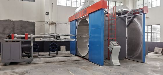 comprare PLC Control Shuttle Rotomolding Machine Con 15-30min Tempo di ciclo online manufacture