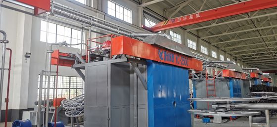 comprare PLC controllato Shuttle rotomolding machine riscaldamento a gas liquefatto online manufacture