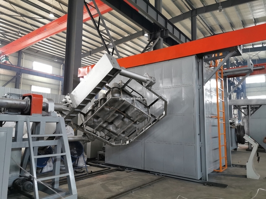 380V/50Hz attrezzature di stampaggio rotazionale con Siemens PLC per la produzione di scatola di raffreddamento