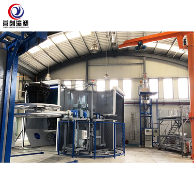 Macchina di stampaggio a rotazione multifunzione spessore dello stampo 0-50 mm per la produzione di scatole frigorifere
