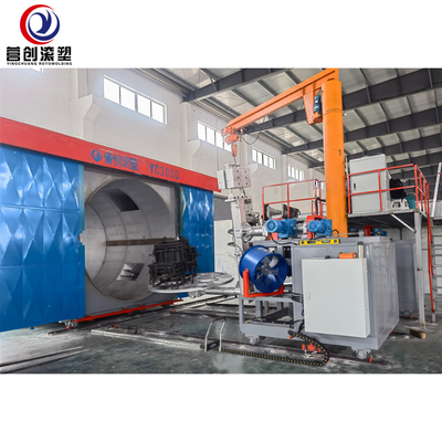 Macchina di stampaggio a rotazione a serbatoi da 10000L per materiale PP/PE/HDPE/LLDPE fabbricata in Cina