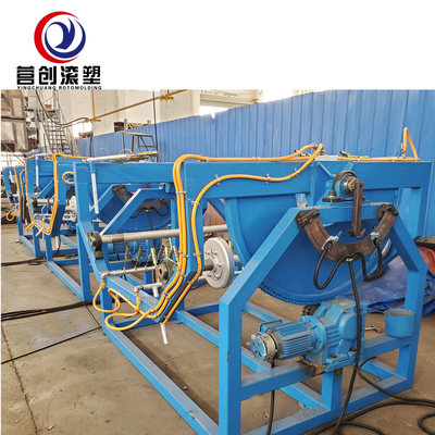 6KW-11KW Rock and Roll Rotational Moulding Machine Prestazioni a velocità elevata