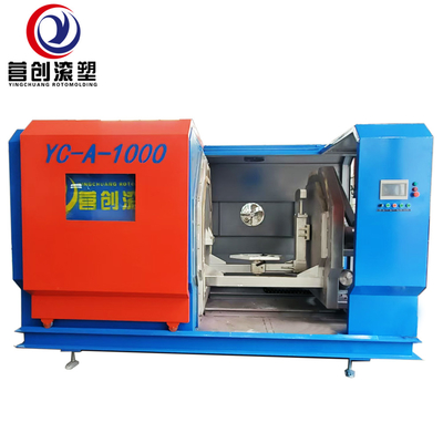 Macchina di stampaggio a rotazione elettrica a riscaldamento con potenza di 30 kW raffreddata ad aria, capacità di carico di 100 kg certificata CE/ISO9001