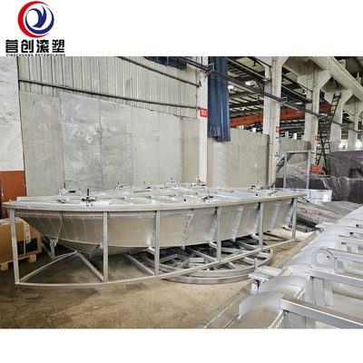 Nuovo rotomolding casting boat mold con tecnologia di rotazione rotativa e peso personalizzato