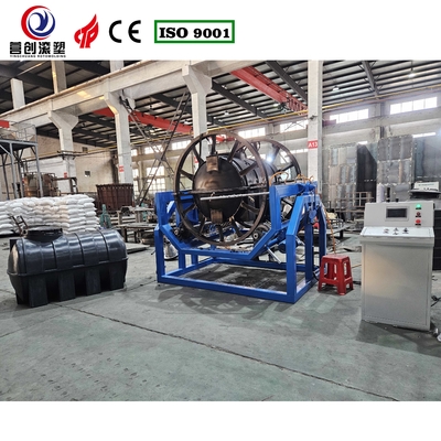 Delta PLC Control Low Noise Rock And Roll Rotomoulding Machines per il processo di produzione