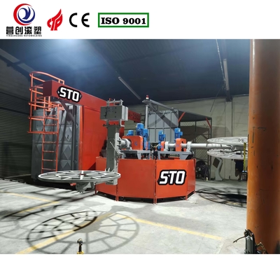 Yingchuang Roto PLC Control System Electric Heating Water Tank Manufacturing Machine Carousel Rotomolding Machine