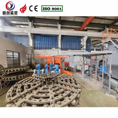 Attrezzature di rotomoulding a carosello con temperatura di raffreddamento controllata da 0 a 50 °C Produzione costante per pickleball