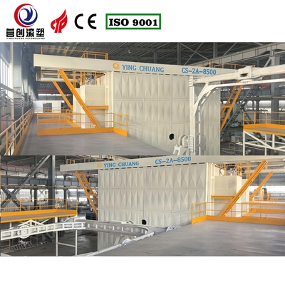 Macchina di rotazione navetta Yingchuang Roto CS-2A-8500 per O-arms Utilizzata per prodotti di rotazione su larga scala