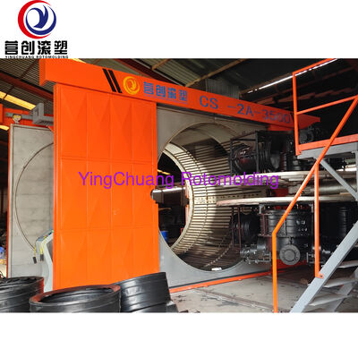 YINGCHUANG CS-2A-3500 Macchina per stampaggio rotazionale a navetta, attrezzatura per stampaggio rotazionale industriale a doppio braccio per prodotti in plastica