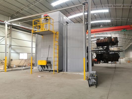 Equipaggiamento di stampaggio a rotazione ad alta capacità
