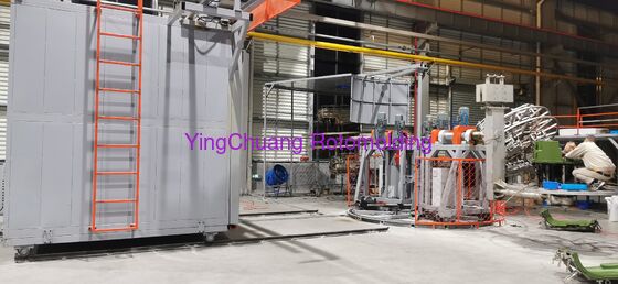 Macchina di formatura rotazionale del carosello