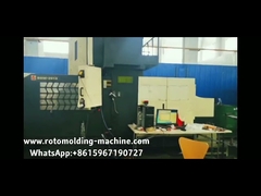 Apparecchiature per la trasformazione a rotazione completamente automatiche per la fabbricazione di grandi prodotti cavi in serbatoi d'acqua