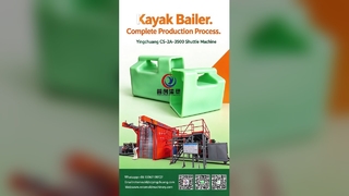 CS-2A-3500 Macchina per stampaggio rotazionale a navetta | Processo di produzione completo per Kayak Bailer | Yingchuang Rotom